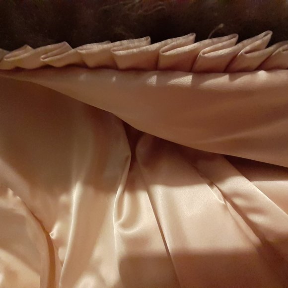 VINTAGE unique REAL FUR COAT - Picture 7 of 8